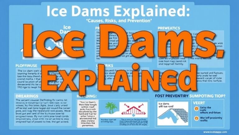 Ice Dams Explained Causes, Risks, and Prevention